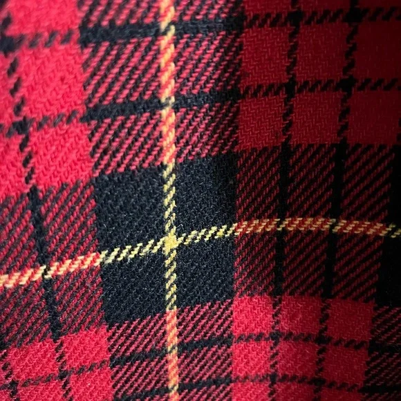 Wool Checkered Plaid Blazer - Picture 5 of 6
